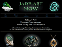 Tablet Screenshot of jadeartnow.com